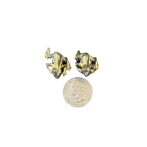 Vintage 1960 set of frog pins - Picture 5 of 5